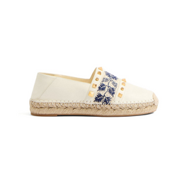 County Rockstud-detailgrape espadrilles