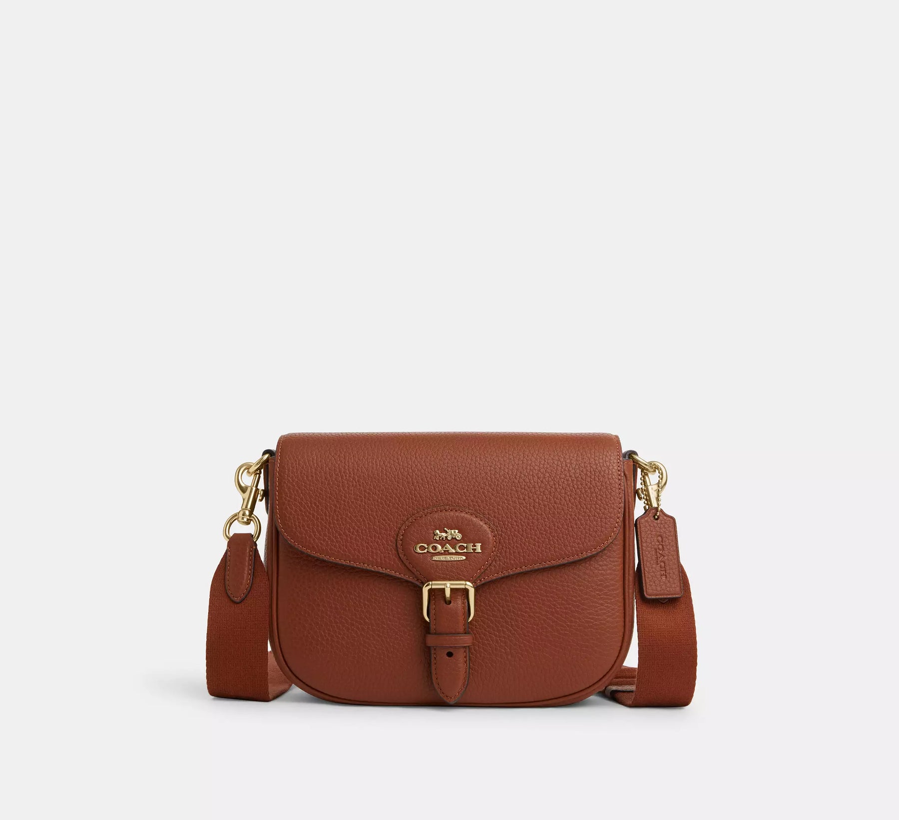 Amelia Saddle Bag In Signature Jacquard