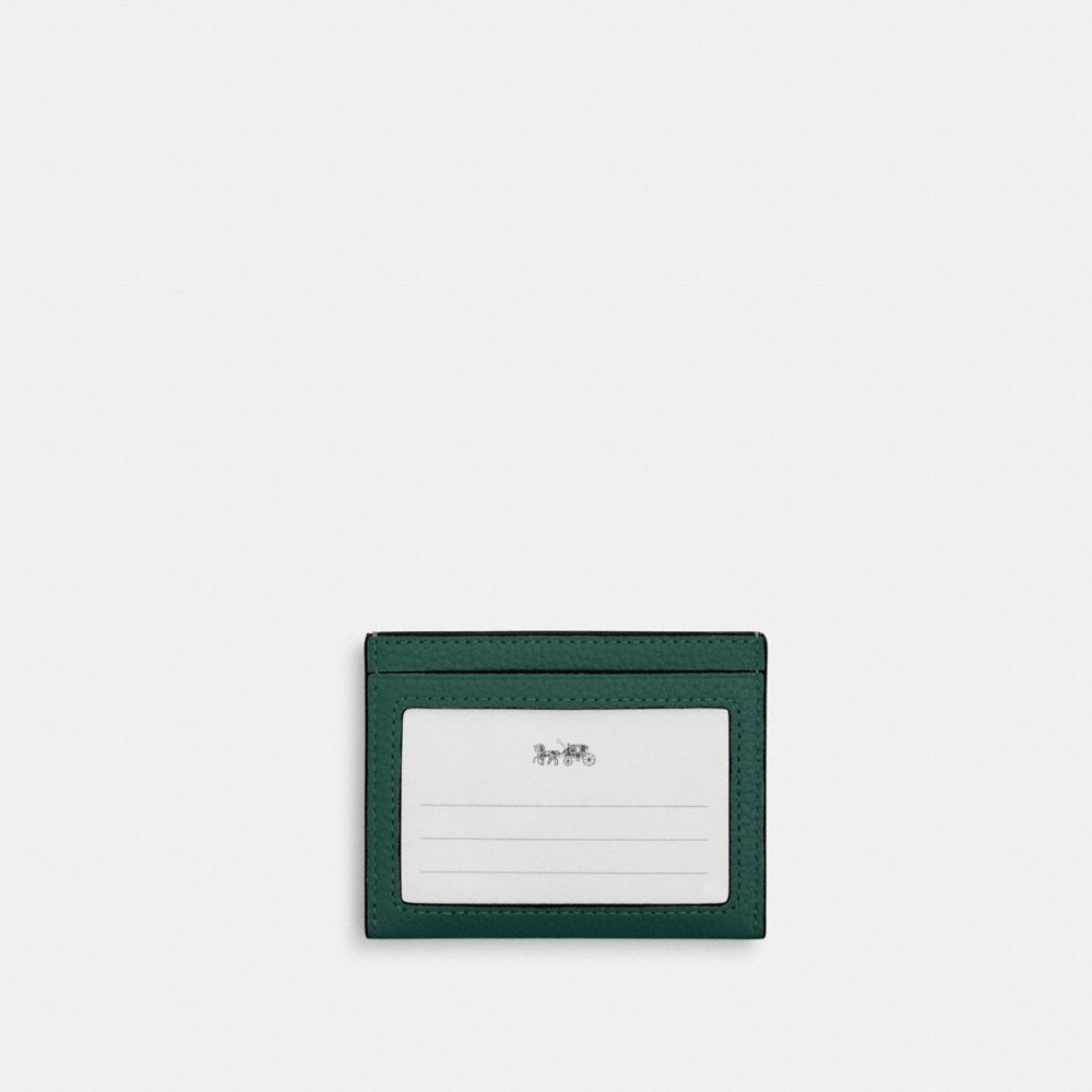 Slim Id Card Case In Signature Camo Print
