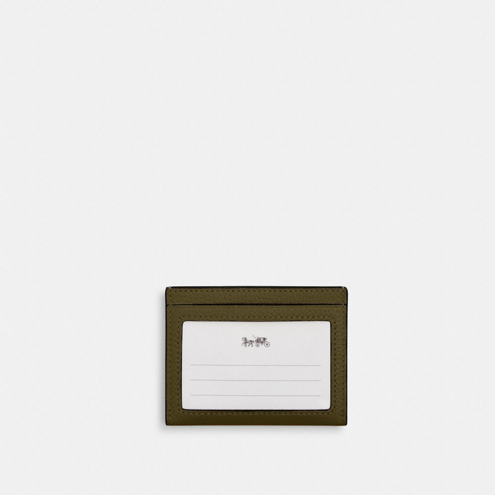Slim Id Card Case In Loved Leather