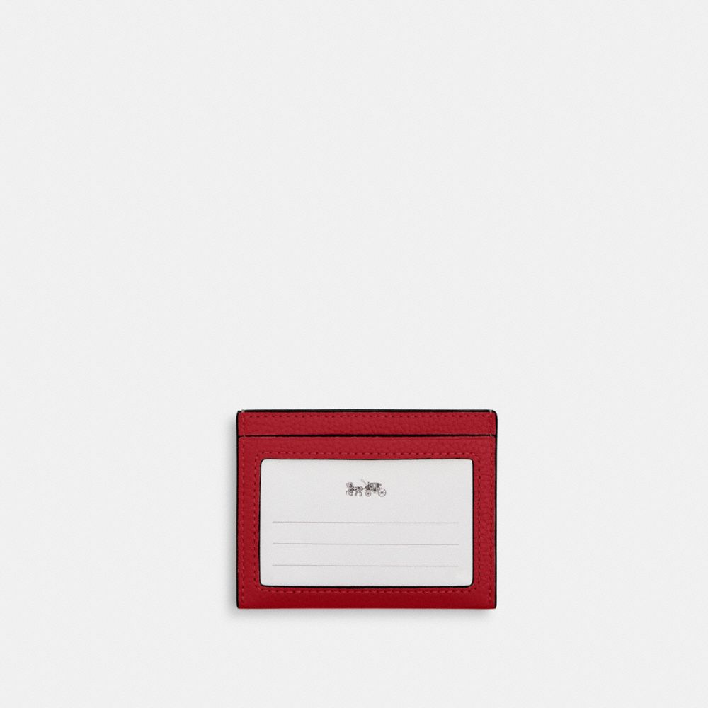 Slim Id Card Case In Loved Leather