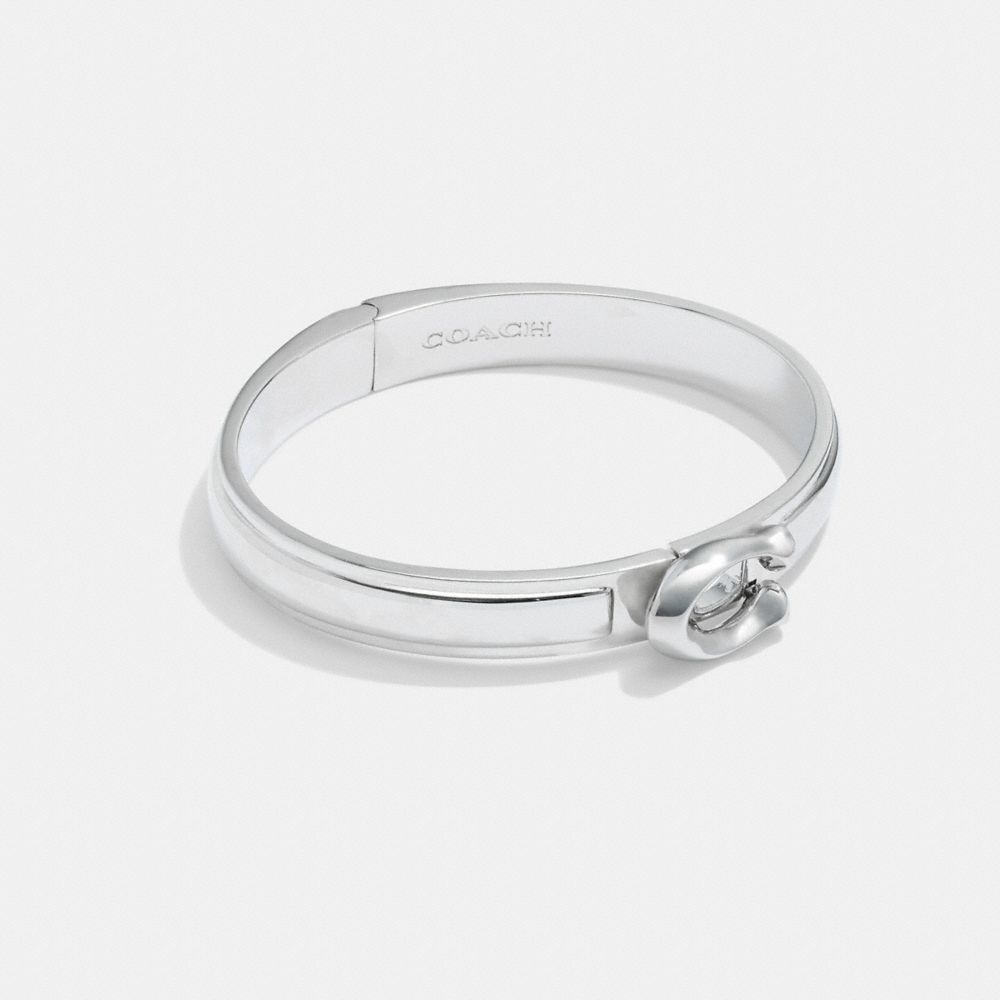 Sculpted Signature  Hinged Bangle