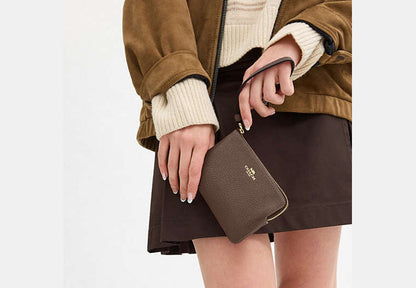 Corner Zip Wristlet