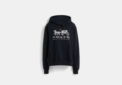 Restored Horse And Carriage Hoodie In Organic Cotton
