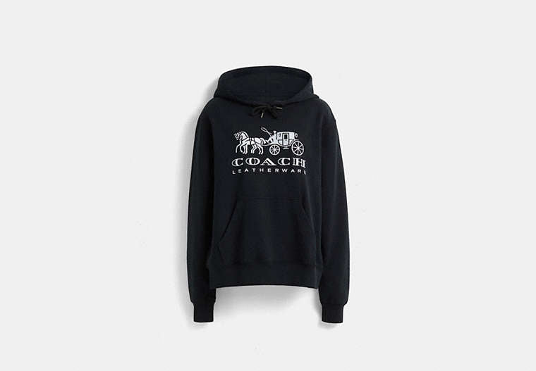 Restored Horse And Carriage Hoodie In Organic Cotton