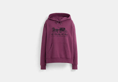 Restored Horse And Carriage Hoodie In Organic Cotton