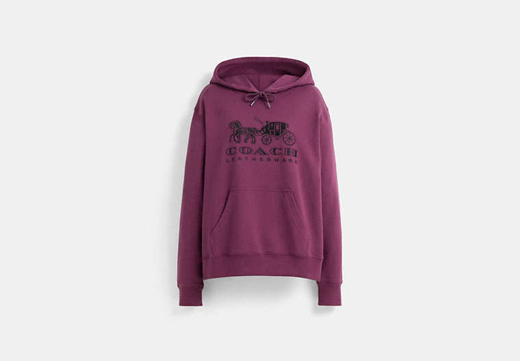 Restored Horse And Carriage Hoodie In Organic Cotton