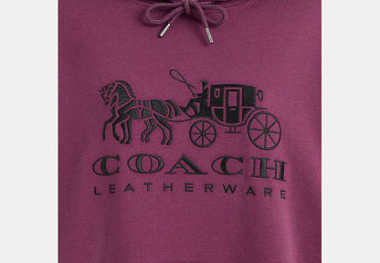 Restored Horse And Carriage Hoodie In Organic Cotton