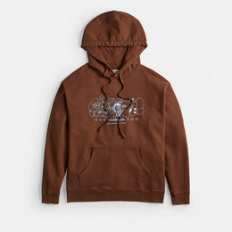 Hoodie With Coachtopia Creatures Print