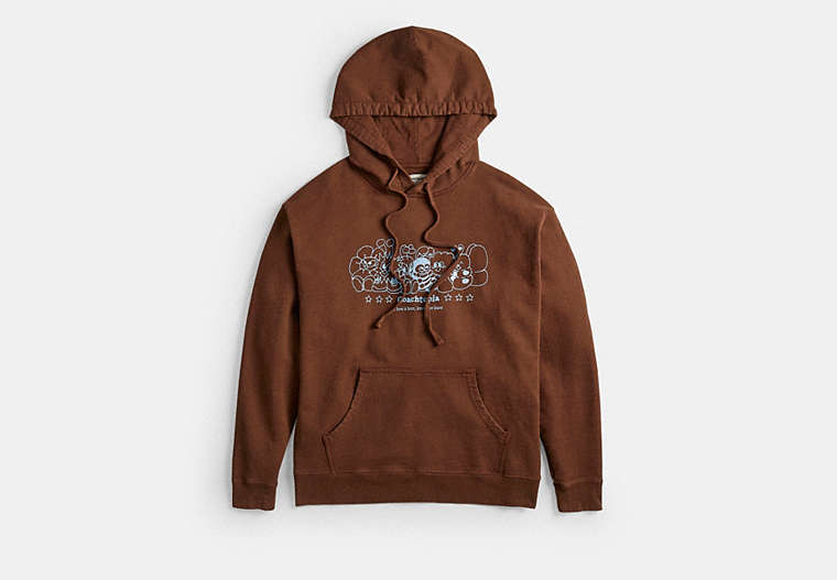 Hoodie With Coachtopia Creatures Print