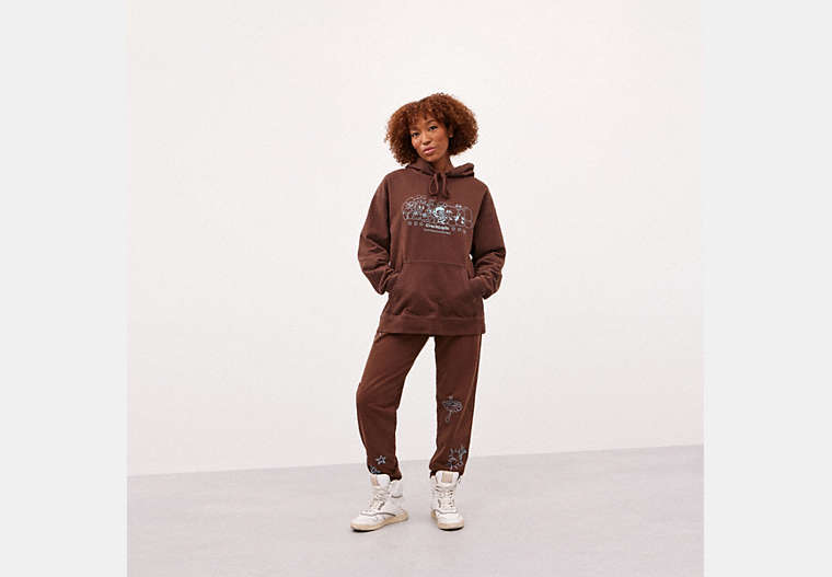 Hoodie With Coachtopia Creatures Print