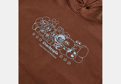 Hoodie With Coachtopia Creatures Print