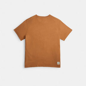 Relaxed T Shirt With Flower Pot Print