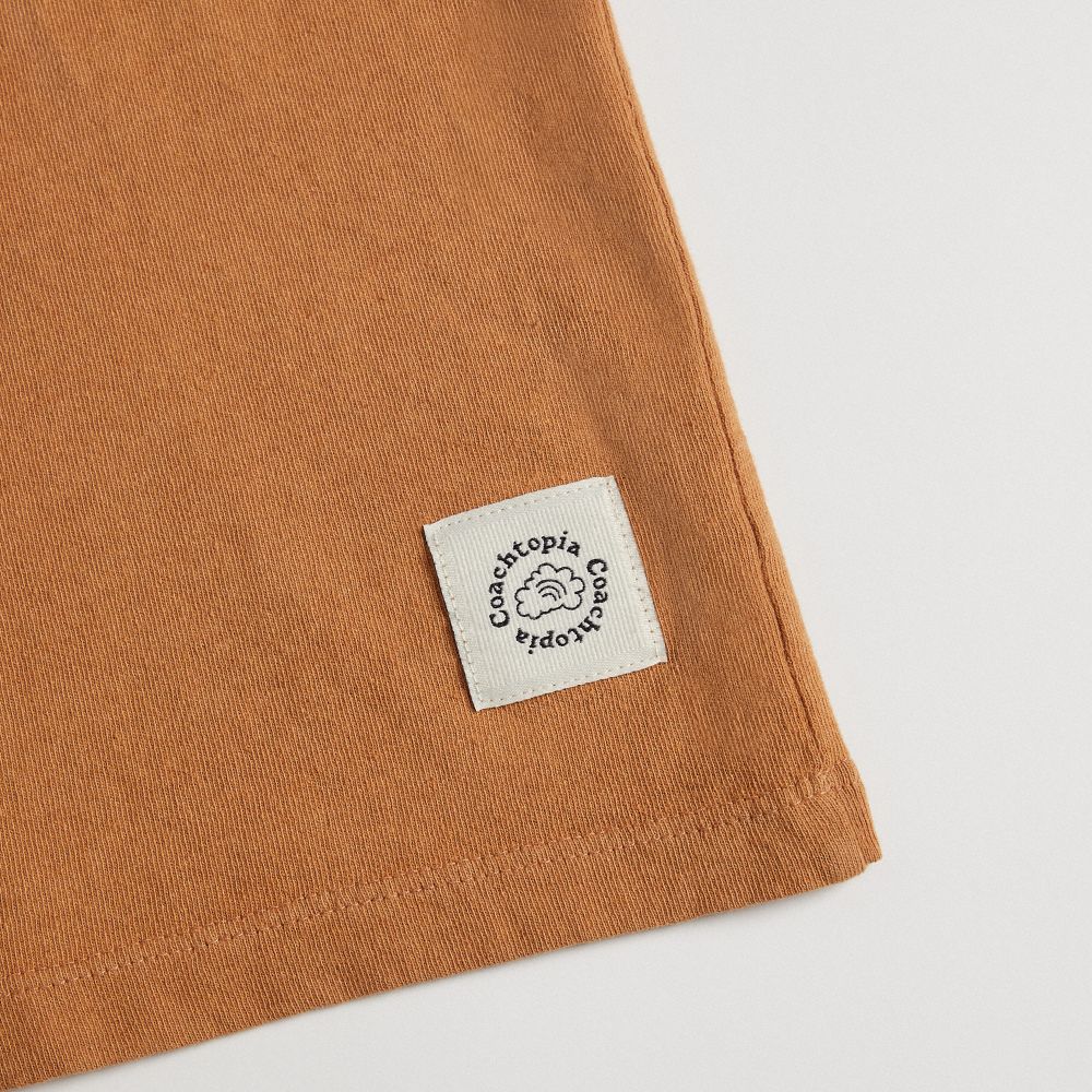 Relaxed T Shirt With Flower Pot Print