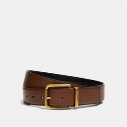 Square Roller Buckle Cut-To-Size Reversible Belt, 38 Mm