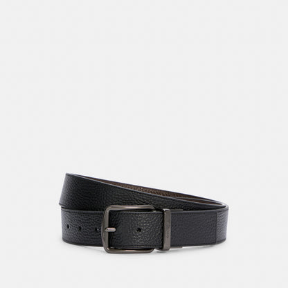 Boxed Harness Buckle Cut-To-Size Reversible Belt, 38 Mm