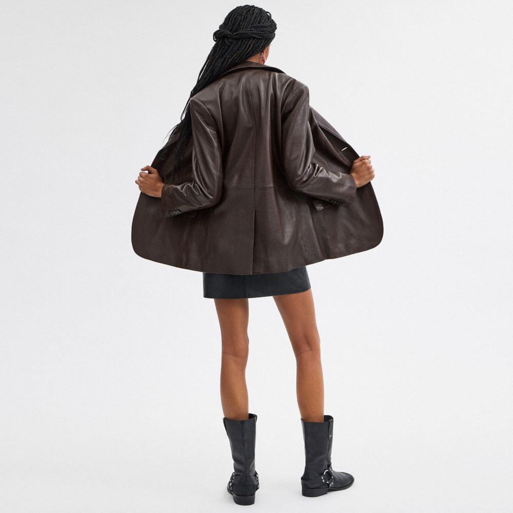 Leather Blazer