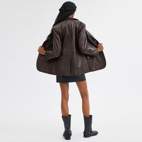 Leather Blazer