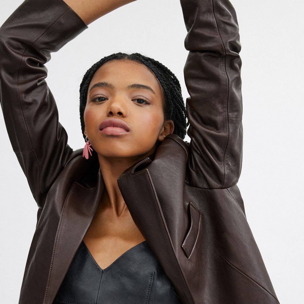Leather Blazer