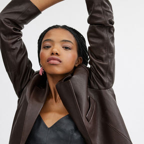 Leather Blazer