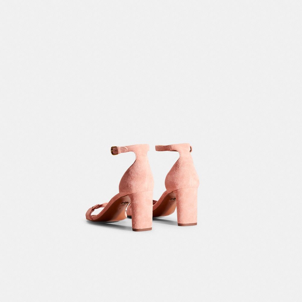 Restored Heel Sandal With Coach Link