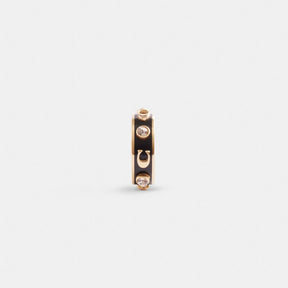 Signature Enamel Stone Ear Cuff