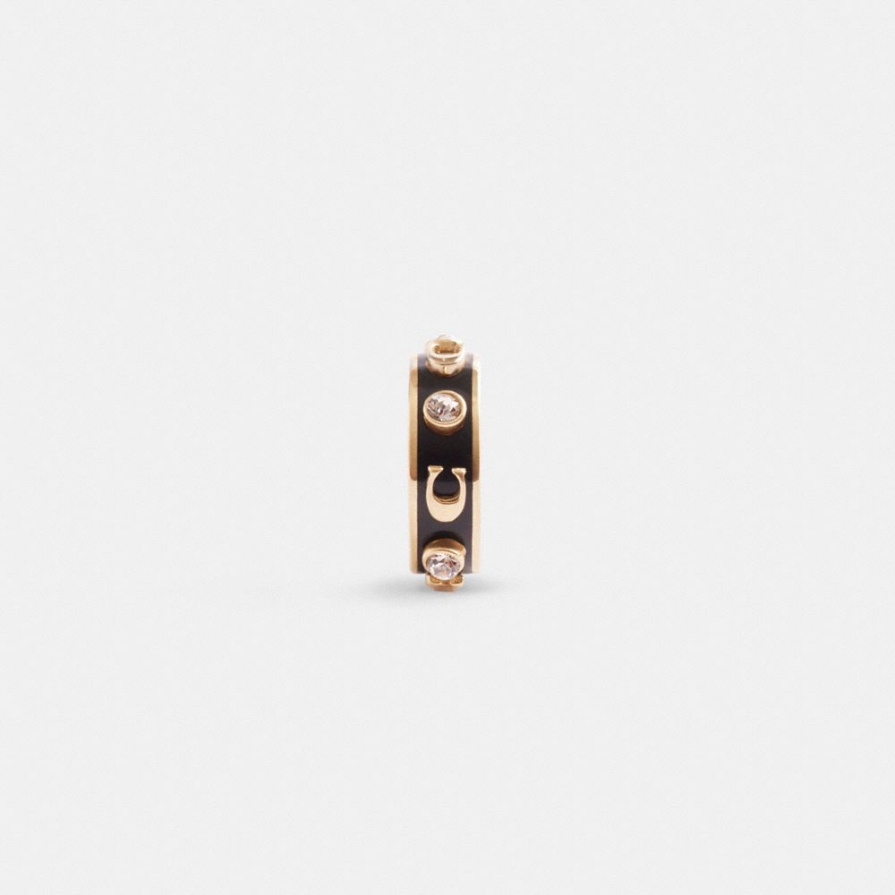 Signature Enamel Stone Ear Cuff