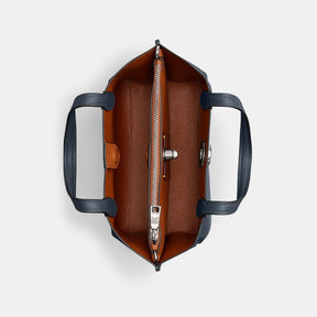 Disney X Coach Willow Tote Bag 24 With Donald Duck