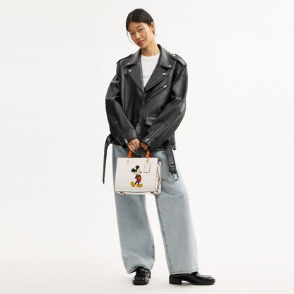 Disney X Coach Rogue Bag 25 With Mickey Mouse