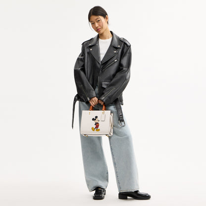 Disney X Coach Rogue Bag 25 With Mickey Mouse
