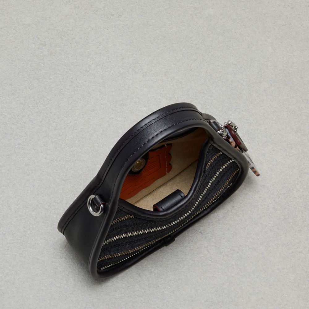 Mini Ergo Bag In Upcrafted Zippers