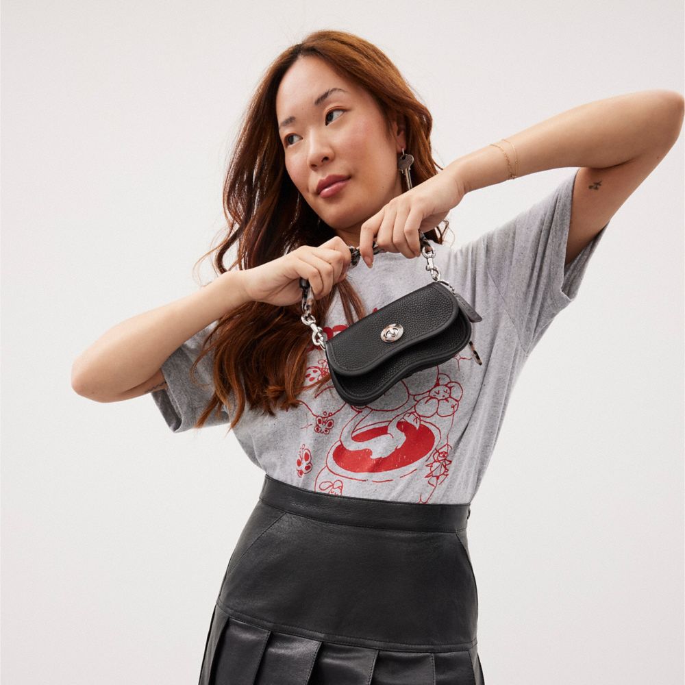 Mini Wavy Dinky Bag In Coachtopia Leather