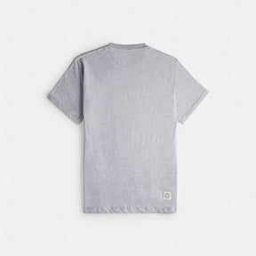 Relaxed T Shirt With Flower Pot Print