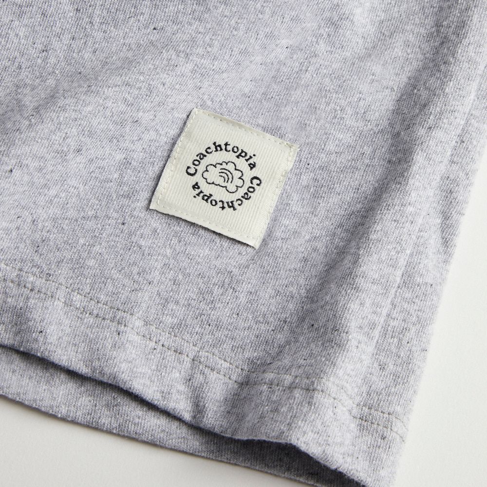 Relaxed T Shirt With Flower Pot Print