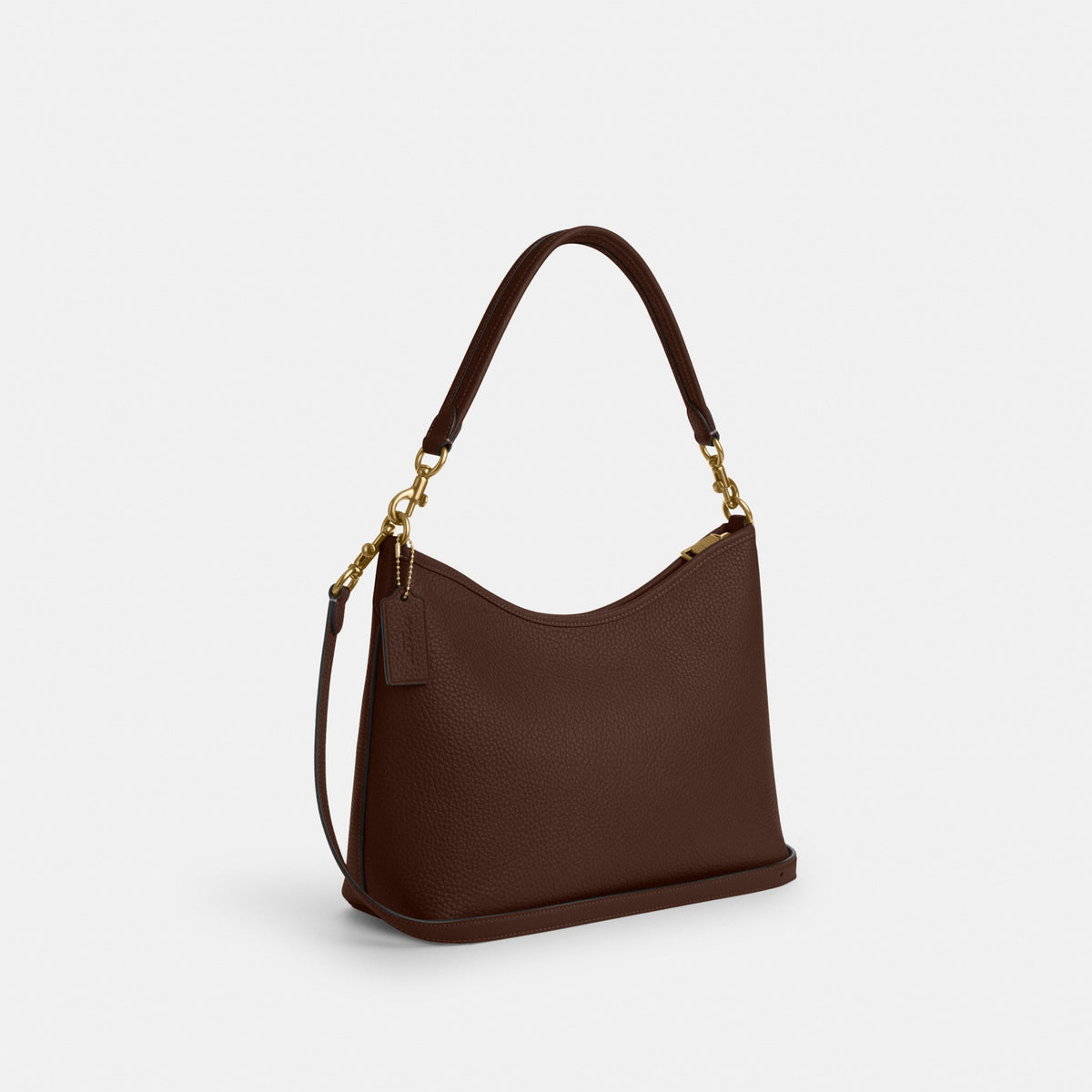 Laurel Shoulder Bag With Pockets In Loved Leather