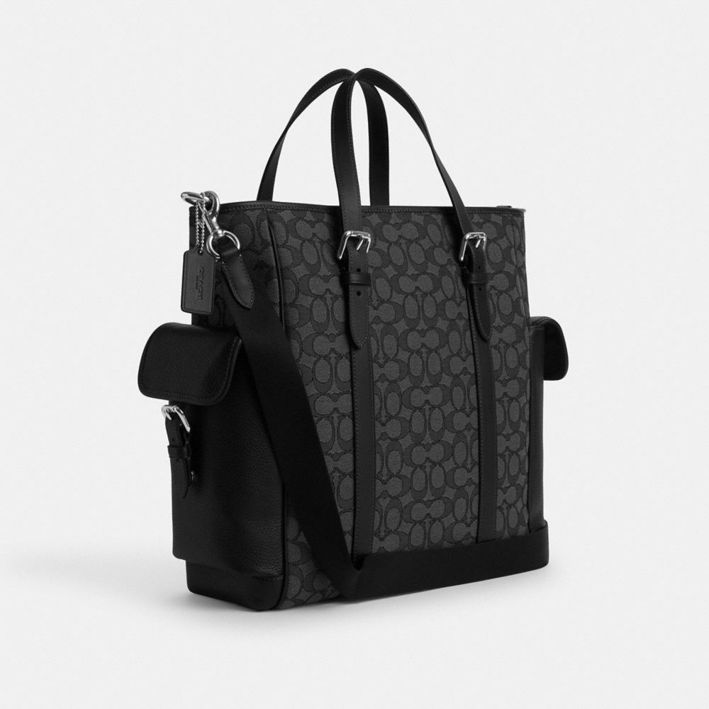 Sprint Tote In Signature Jacquard