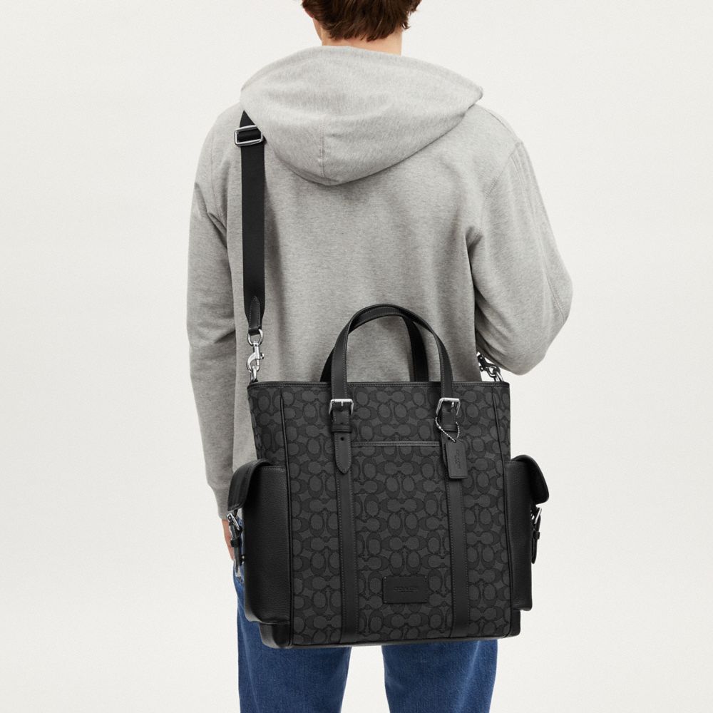 Sprint Tote In Signature Jacquard