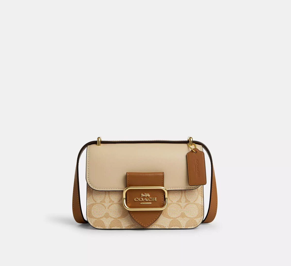 Coach Morgan Square Crossbody Bag In Blocked Signature Canvas - Bags | Shop From The Mirage