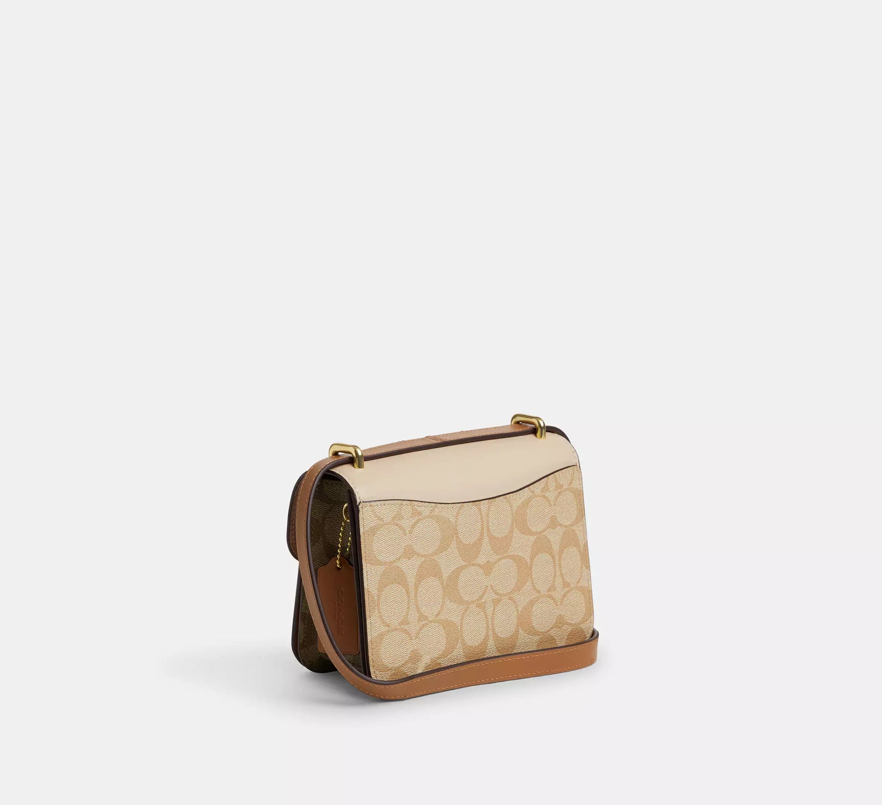 Morgan Square Crossbody Bag In Blocked Signature Canvas