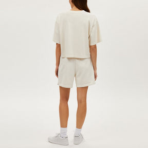Garment Dye Cropped T Shirt