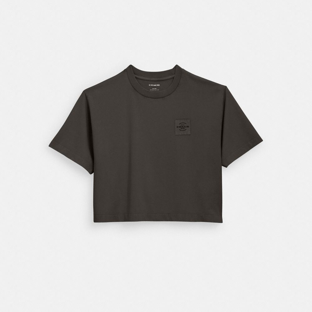 Garment Dye Cropped T Shirt
