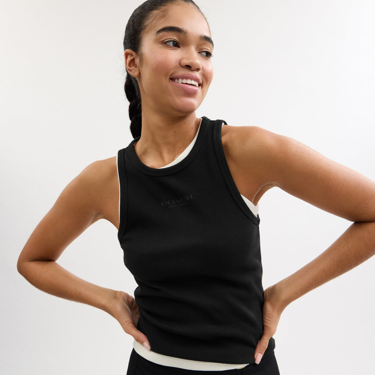 New York Ribbed Tank Top