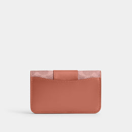 Essential Slim Card Case In Signature Canvas
