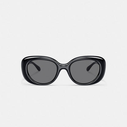 C Hardware Round Sunglasses