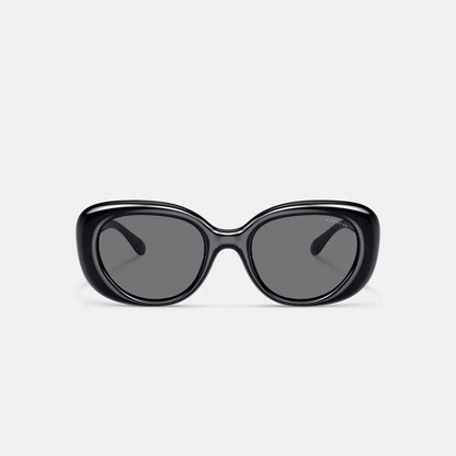 C Hardware Round Sunglasses