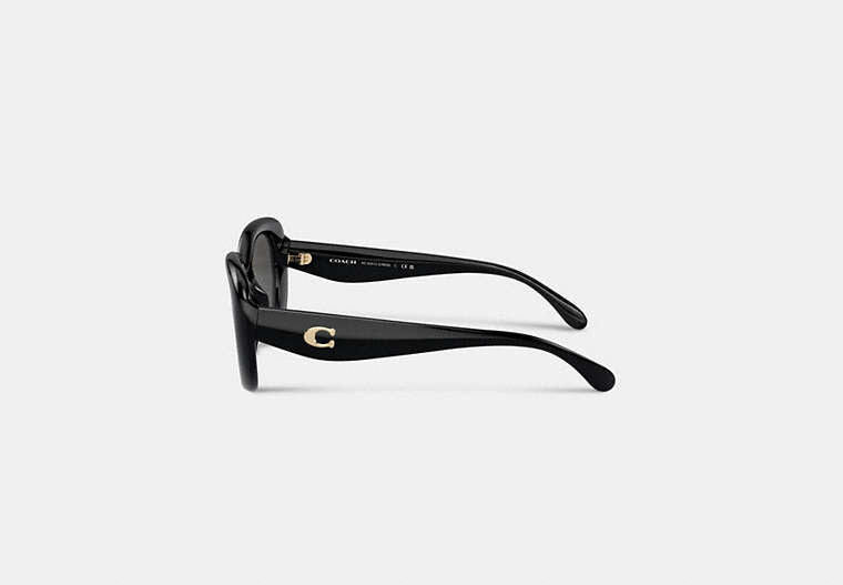 C Hardware Round Sunglasses
