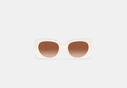 C Hardware Round Sunglasses