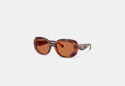 C Hardware Round Sunglasses