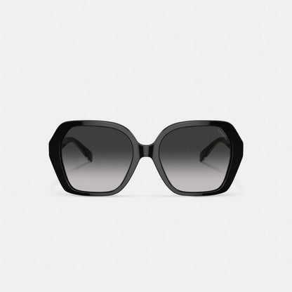Signature Ombré Geometric Square Sunglasses