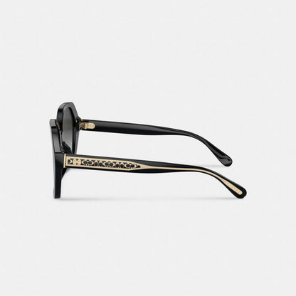 Signature Ombré Geometric Square Sunglasses
